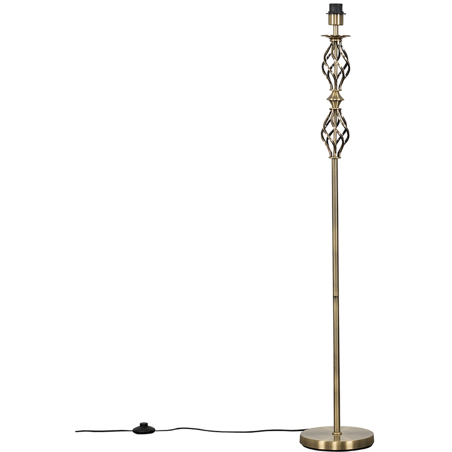 Image of Traditional Style Antique Brass Double Twist&hellip;