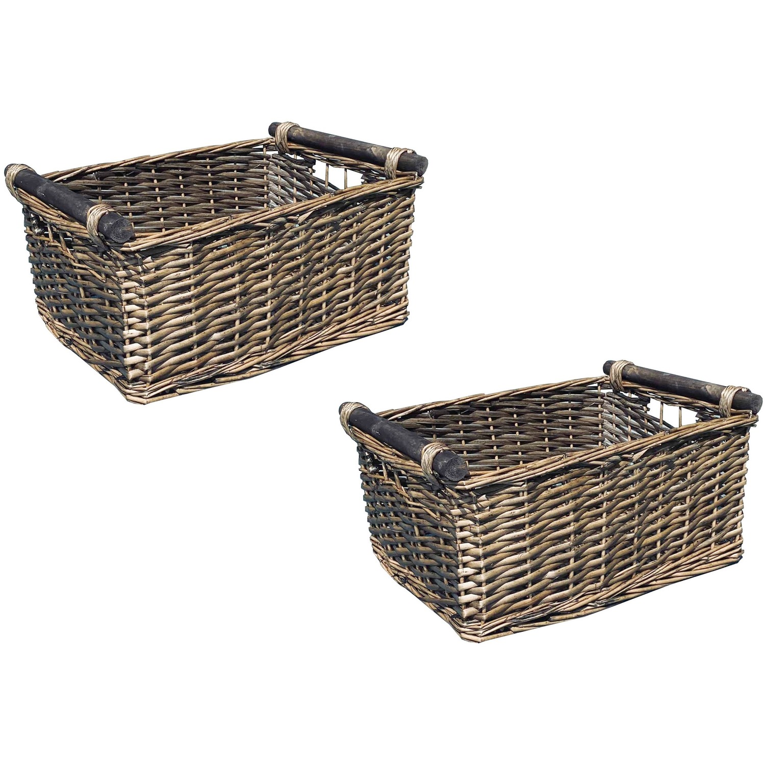 Image of Set Of 2 Kitchen Log Fireplace&hellip;