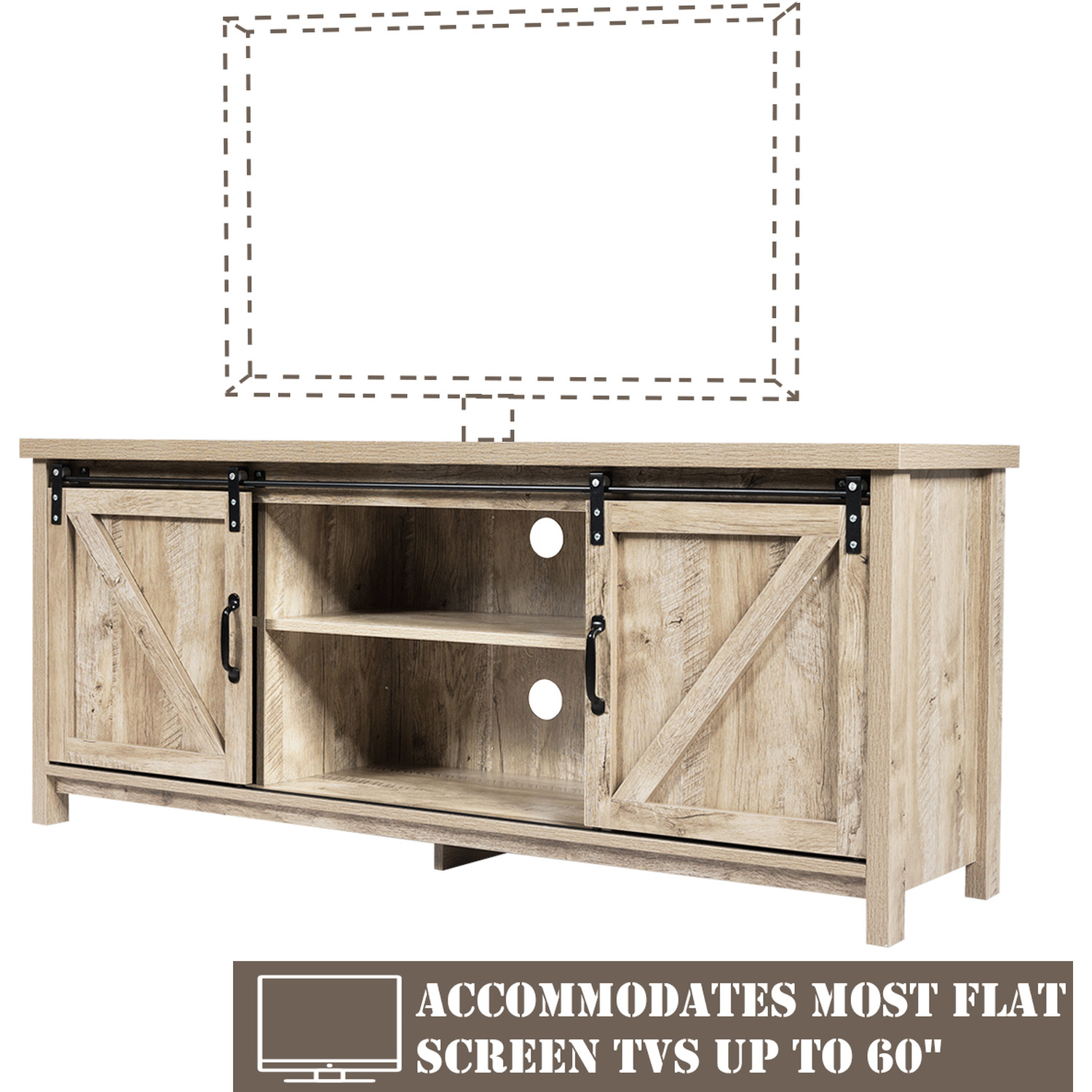 Tv Stand For 60 Television - Grey