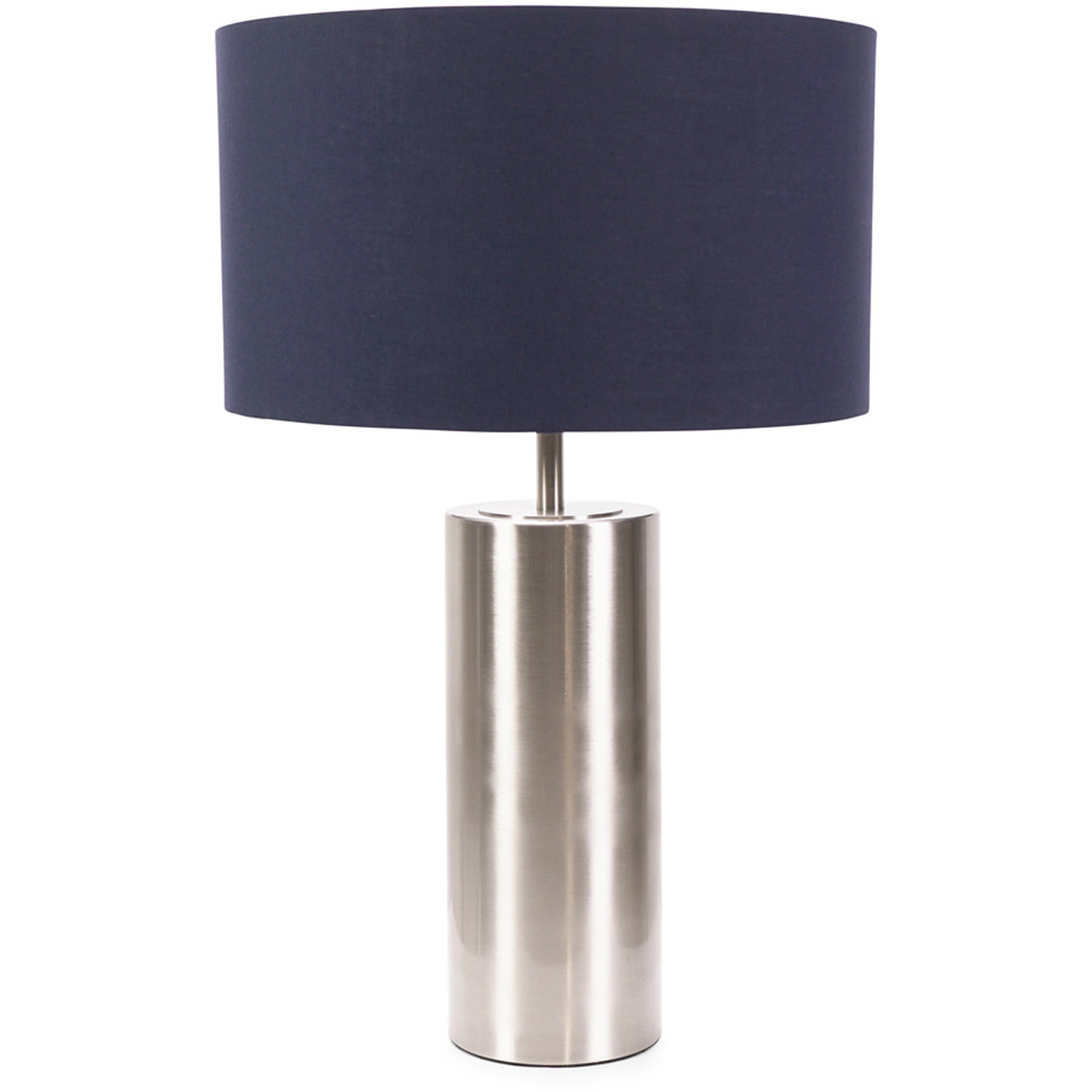 Image of Lexy Fabric Drum Shade with Chrome&hellip;