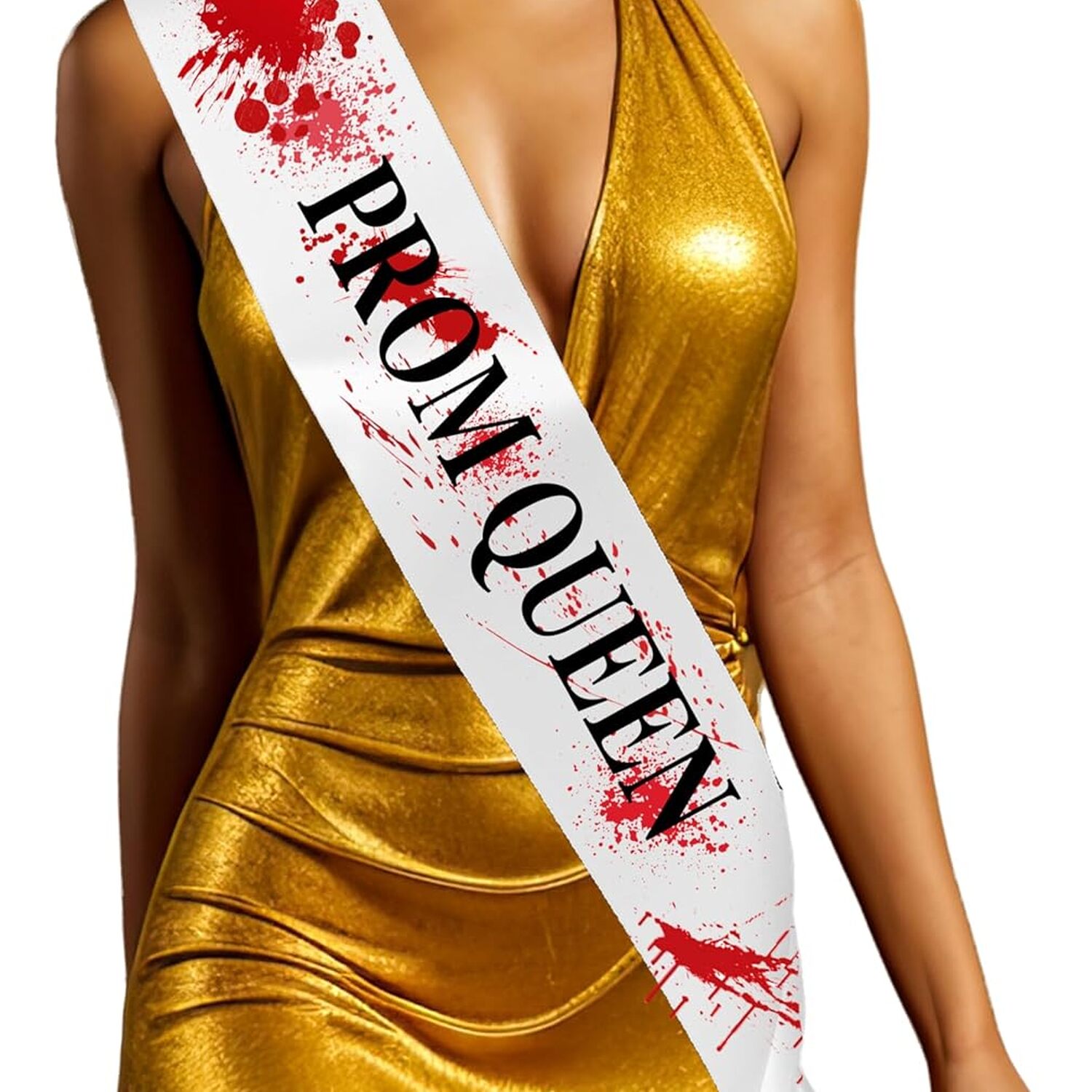 open lace back dress Zombie Prom Queen Sash  Simply Sashes