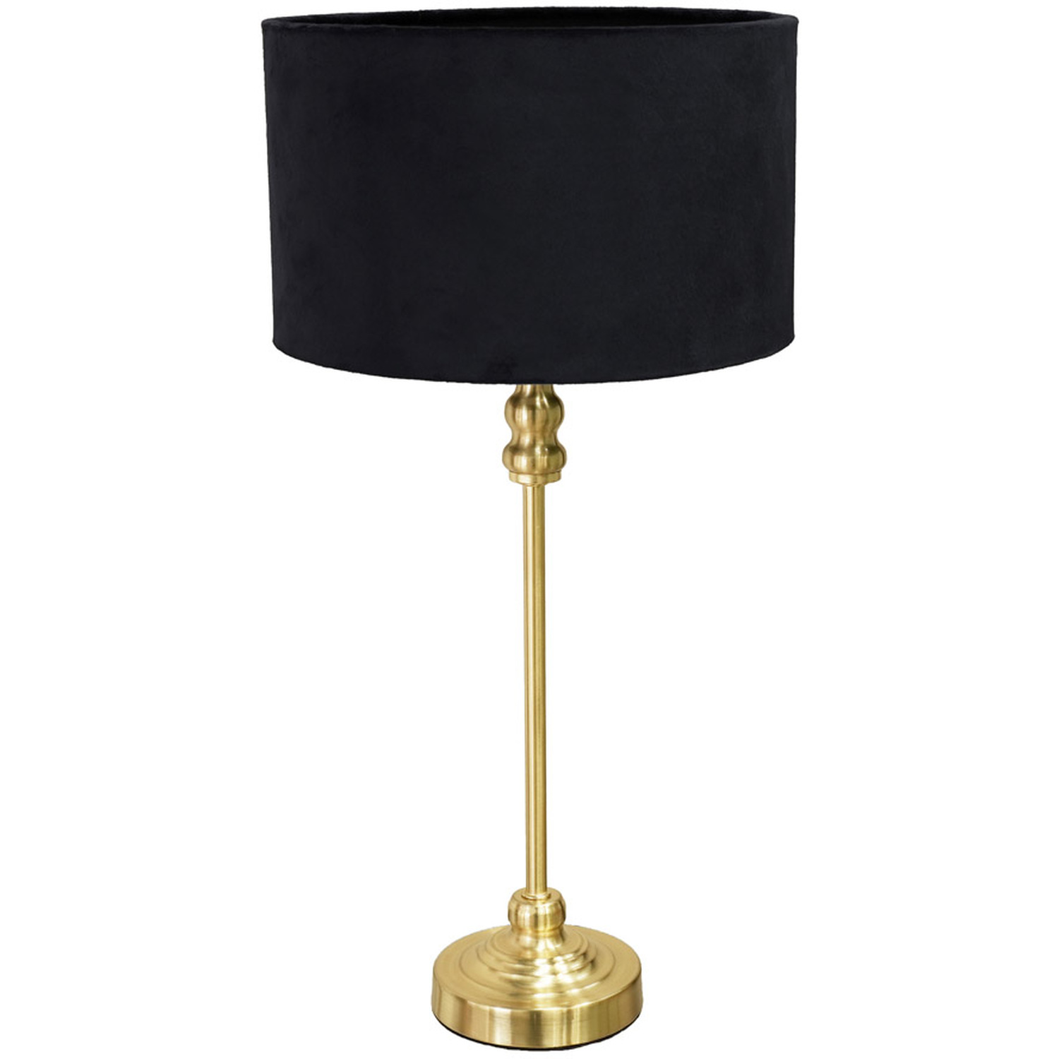 Image of Maggie Gold Table Lamp Velvet Shade&hellip;