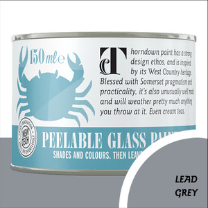 Thorndown Lead Grey Peelable Glass Paint