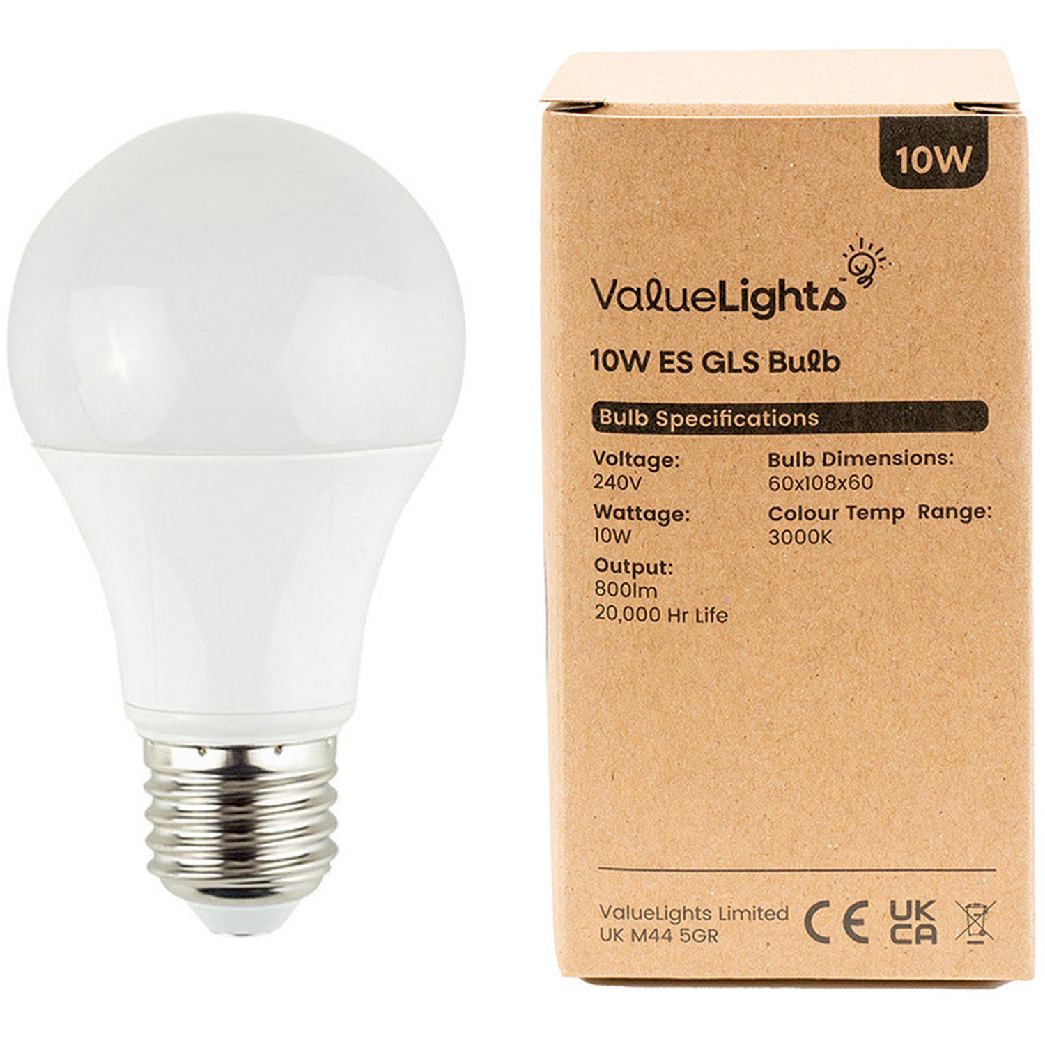 Image of 2 Pack E27 White Thermal Plastic&hellip;