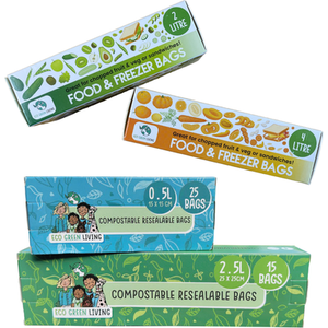 Compostable Food Storage Bundle 105 bags in total.