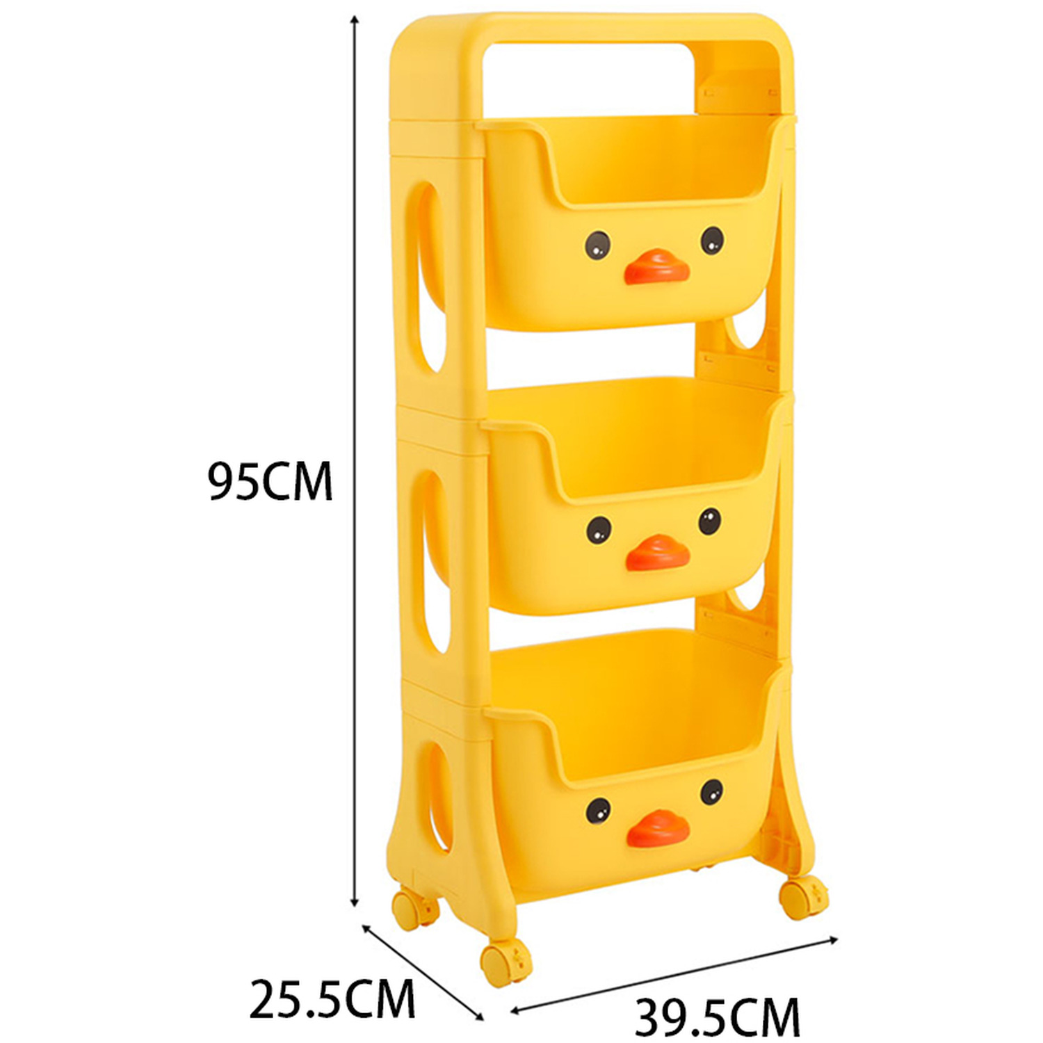 Kidkid Mobile 2-4 Tier Kids Toy Storage Rack