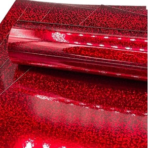 Pack of 5 Red Confetti Mirri Card