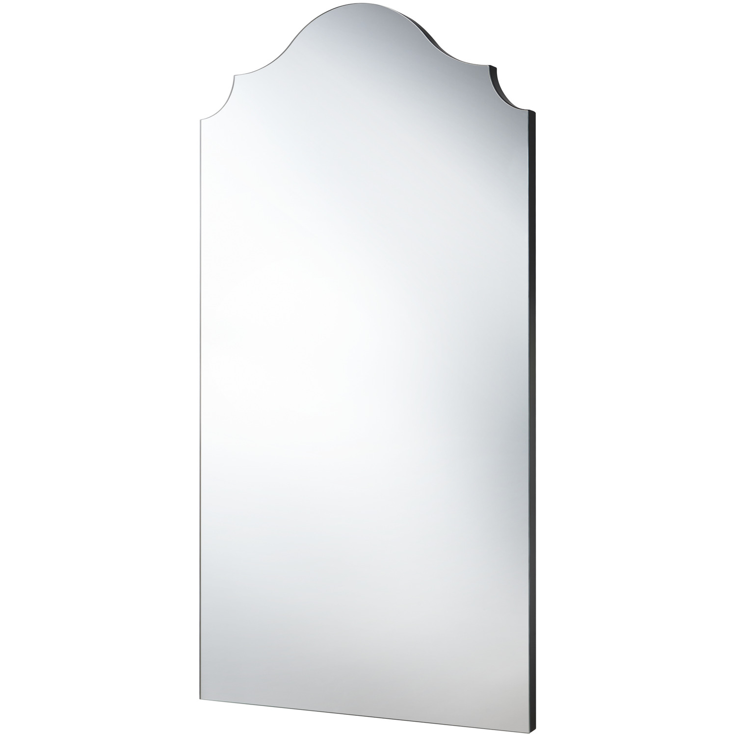 Precious Curved Arched Full Length Mirror - Black