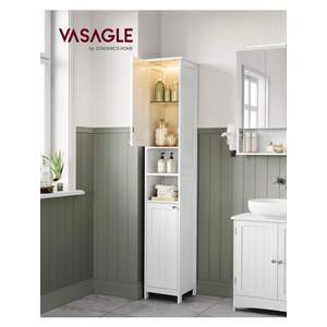 VASAGLE Tall Bathroom Cabinet with Lights