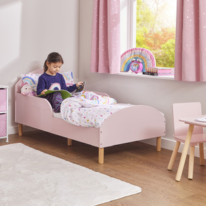 Kids Pink Toddler Bed