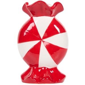 Candy Cane Sweet Vase