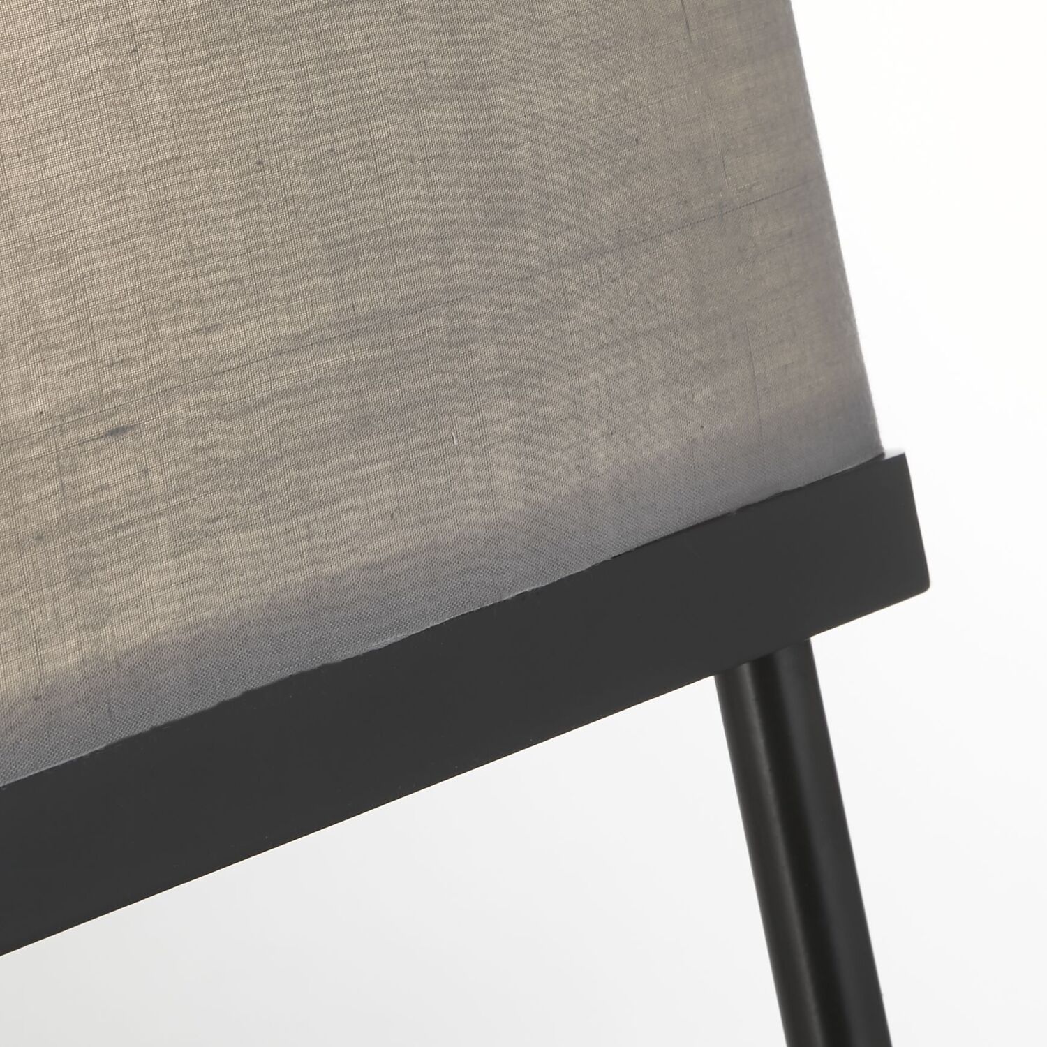 Corner Unit Shelf Floor Lamp - Black