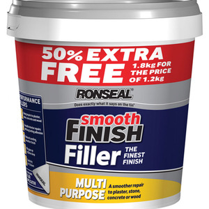 Multi Purpose White Filler Smooth Finish Walls Ceilings Skirting 1.8kg