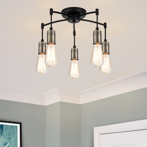 COSYLYTE Linton 5 Light Modern Ceiling Light