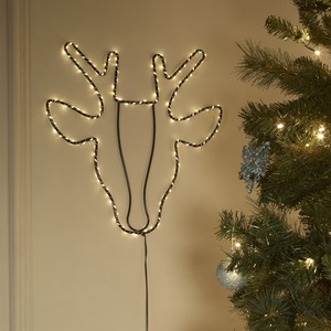 Reindeer Frame Wall Light with LEDs