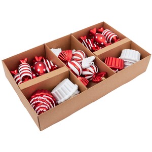 Set of 20 Candy Cane Lane Bauble Pack