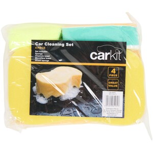 Carkit 4 Piece Cleaning Set