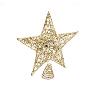 LED Sequin Star Christmas Tree Topper