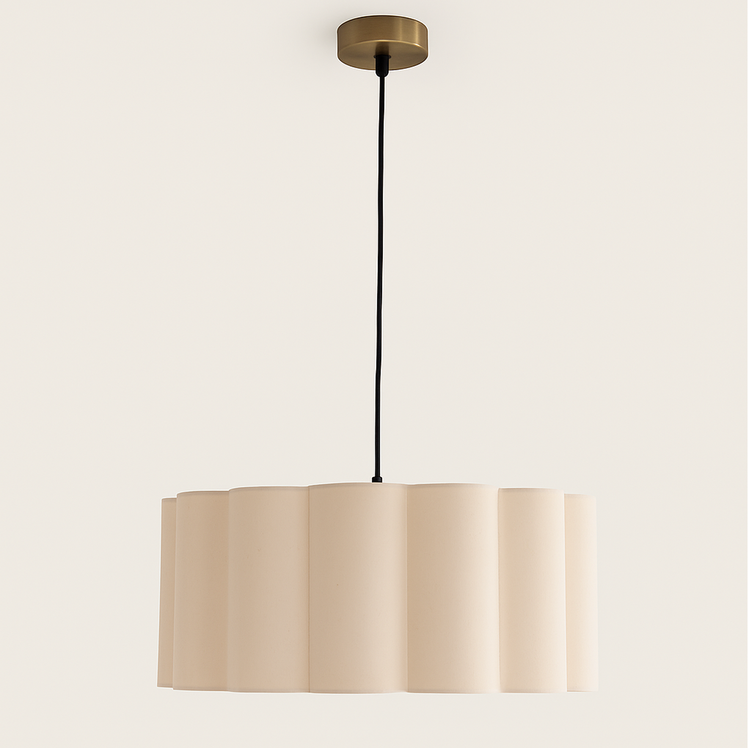 Image of CGC Maria Scalloped Large Drum Lampshade&hellip;