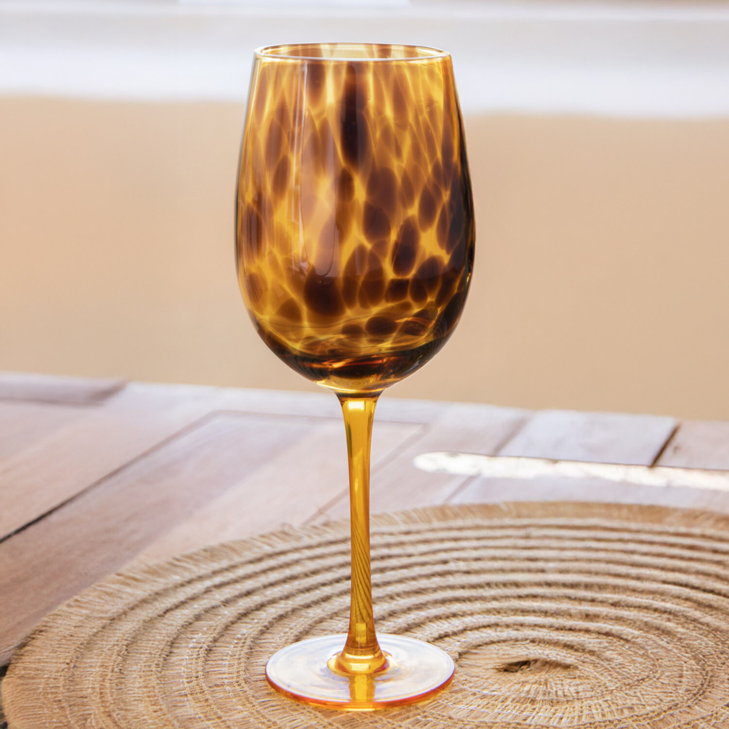 Image of BarCraft Tortoiseshell Glassware Gift Set, 550ml,&hellip;