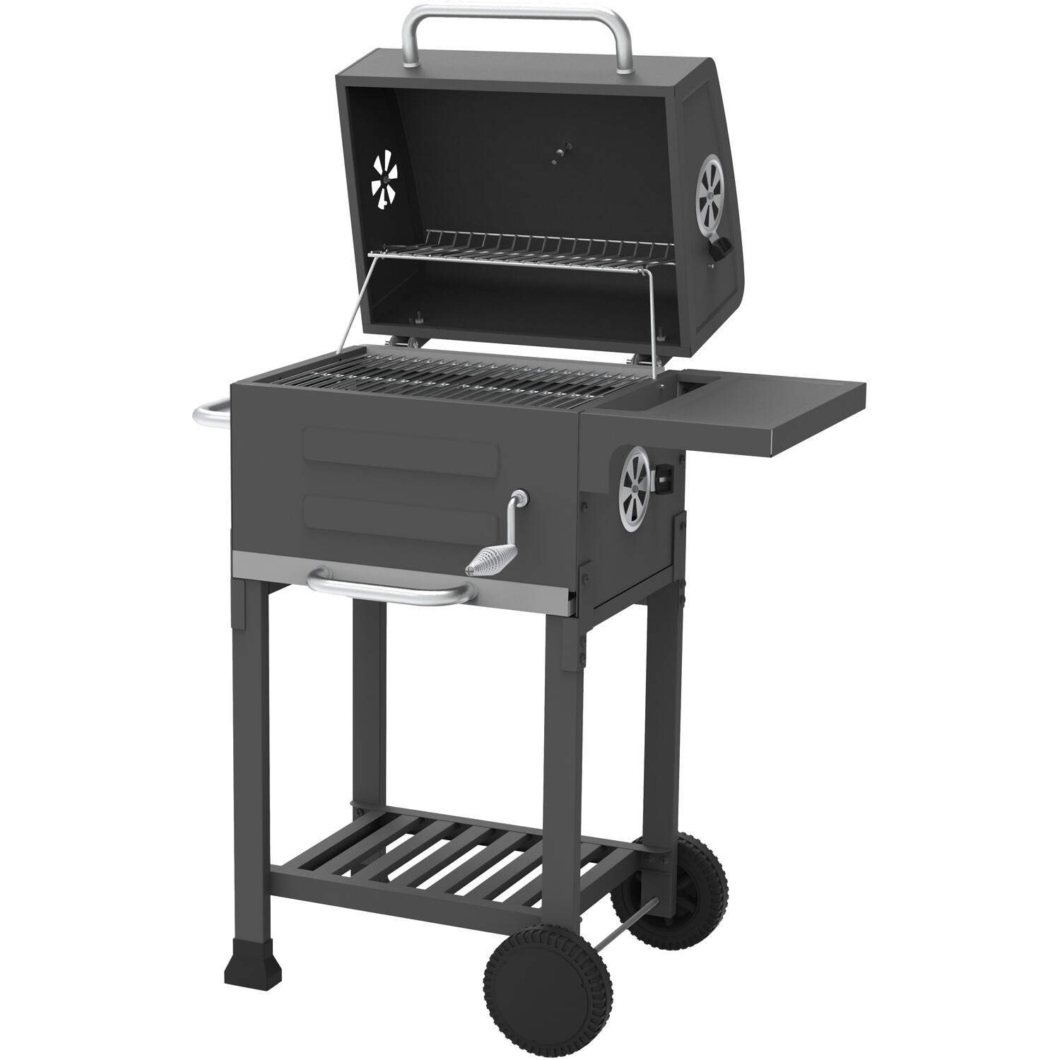 Oakland Smoker Bbq - Black