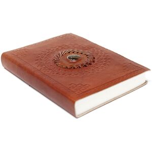 Leather Tigereye Journal Unique Gift for All