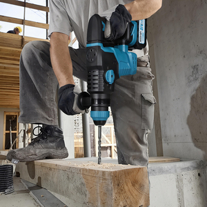 Traderight 21V Cordless Rotary Hammer Drill SDS Plus Blue