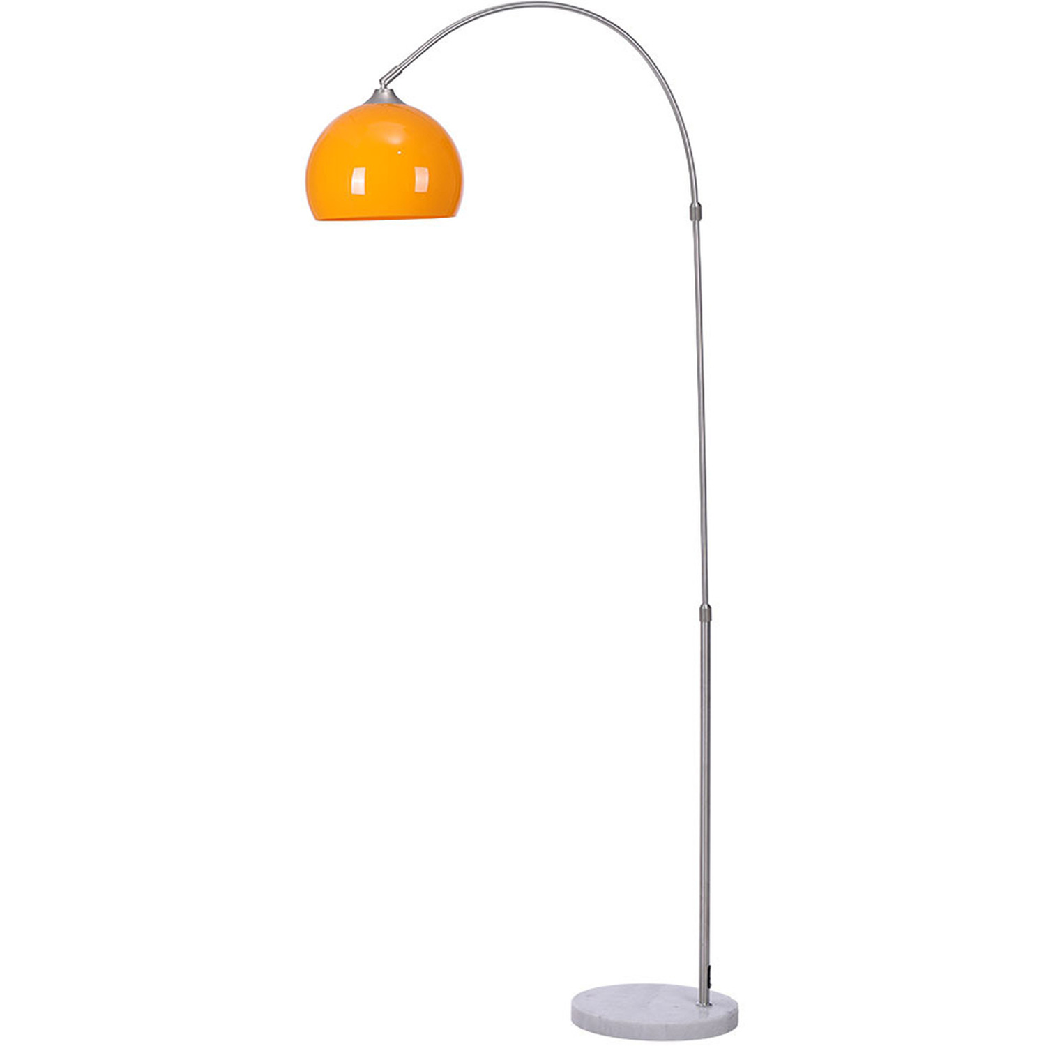 Image of Modern Arched Floor Lamp with Marble&hellip;