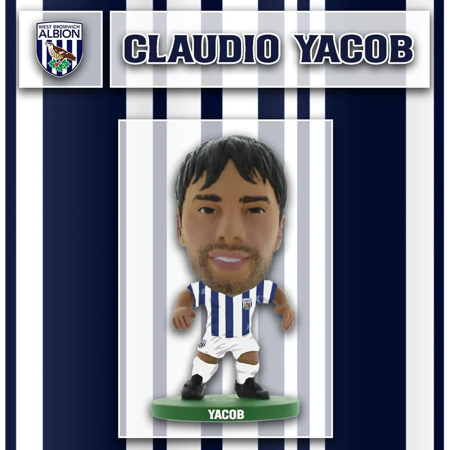 SoccerStarz West Brom Claudio Yacob Home Kit Classic 5cm Figure - White