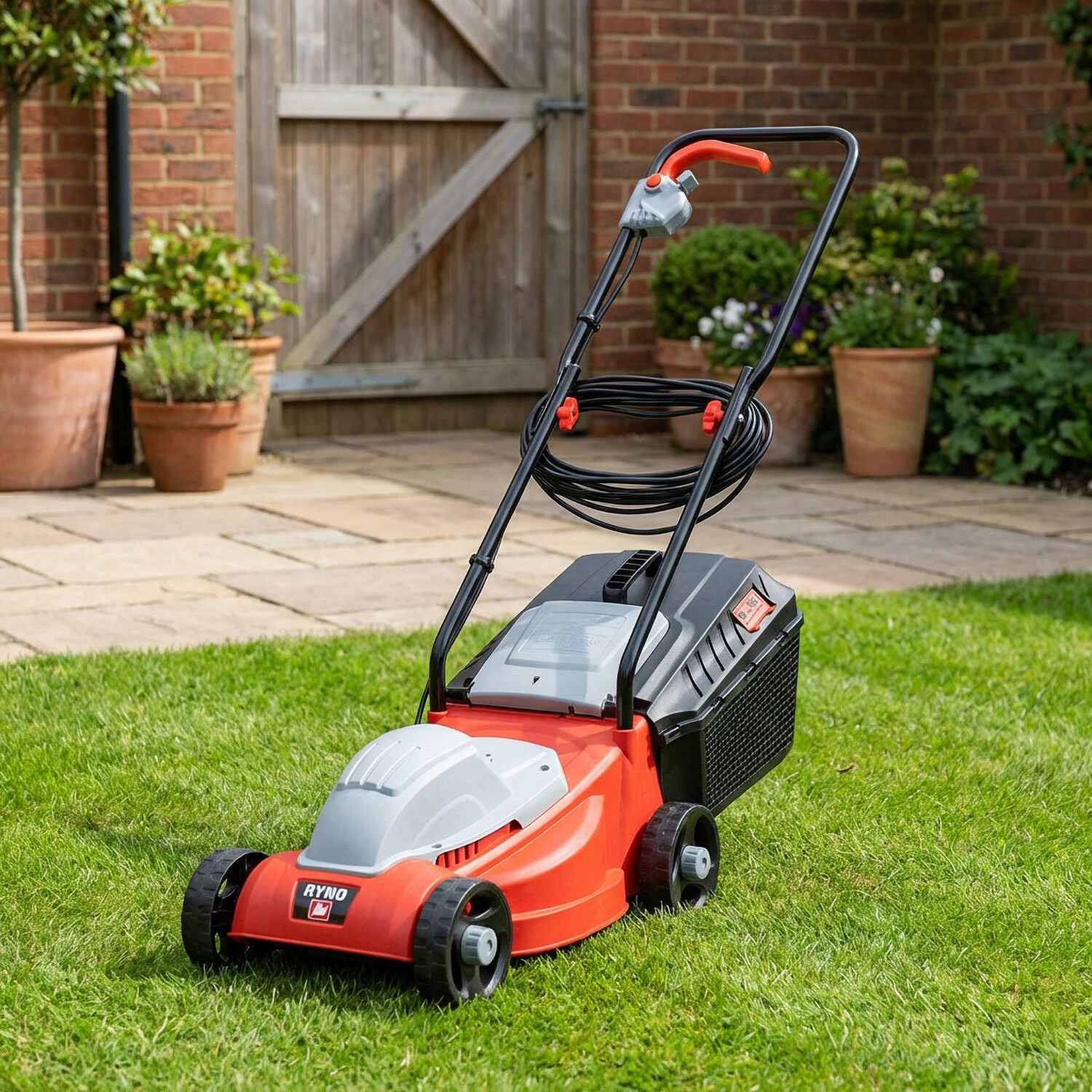 Ryno 32Cm Wide 1200W Electric Lawn Mower
