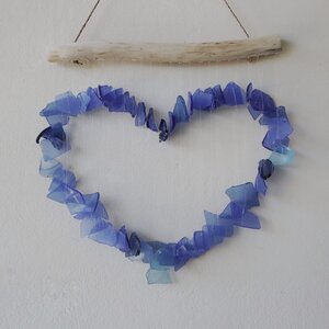 Love Chime - Blue Melodic Wind Chime for Indoor  Outdoor Decor
