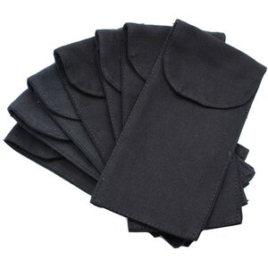 Black Cotton Pouch for Gemstone Face Rollers Storage Bag