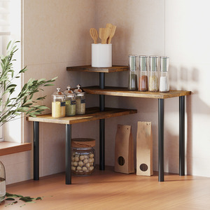 HOMCOM 3-Tier Kitchen Countertop Organizer for Spice Rack