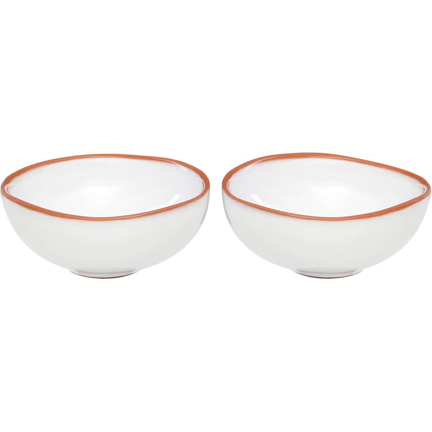 Image of Calisto Terracotta Set of 2 White&hellip;