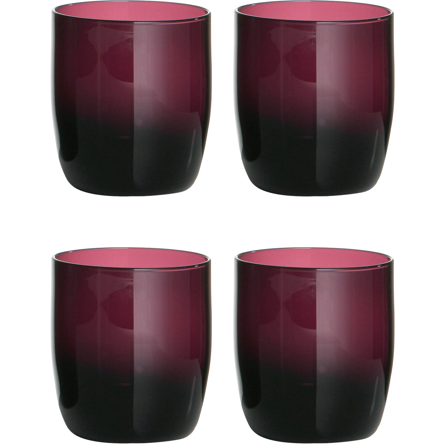 Set Of Four Purple Tumblers - Purple