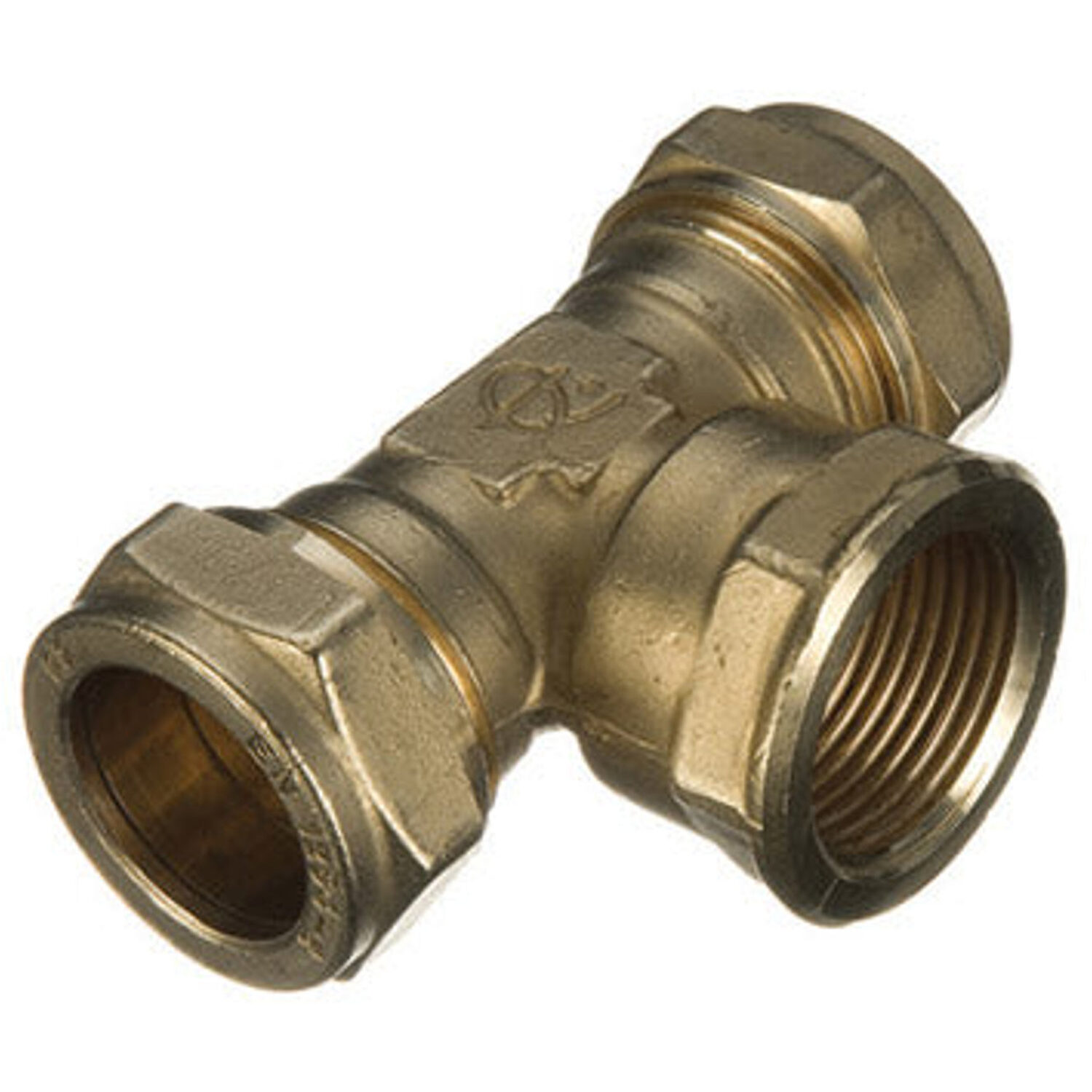 Prima Plus Primaplus Dzr Thread Female Iron Centre Tee 22 X 22 X 3/4"Fi - 22053821 - Premium Brass Fitting For