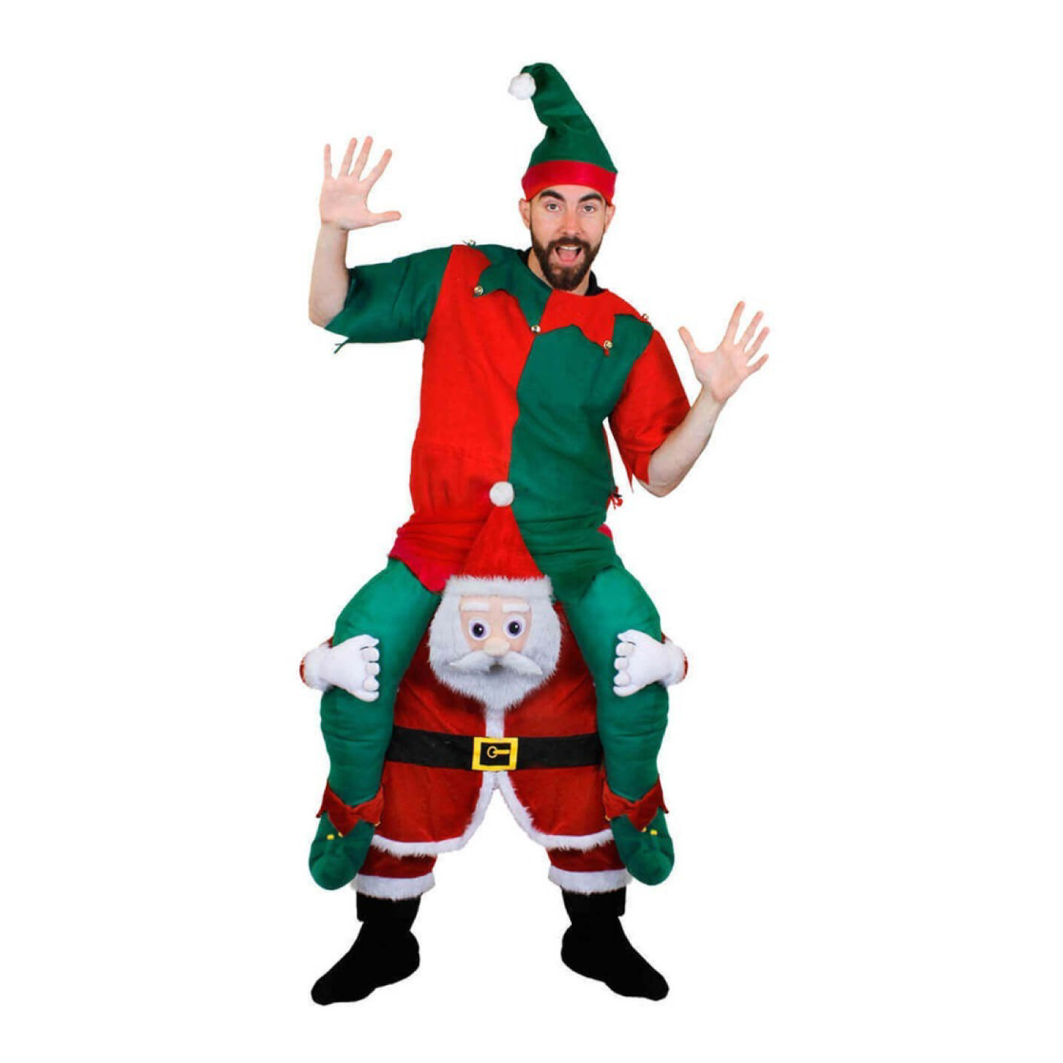 Santa Pick me up Costume with Elf Tunic
