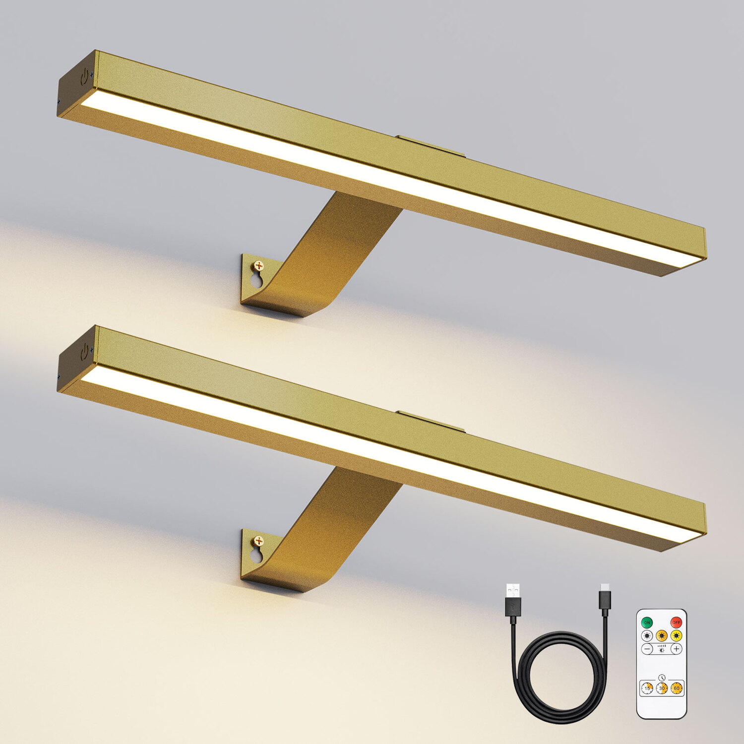 Image of Picture Lights - Gold
