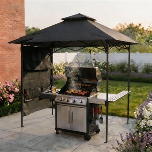 Black / Metal
Polyester
Polypropylene
Steel Verano Black Steel Folding Gazebo Water Resistant Canopy shot 13386404