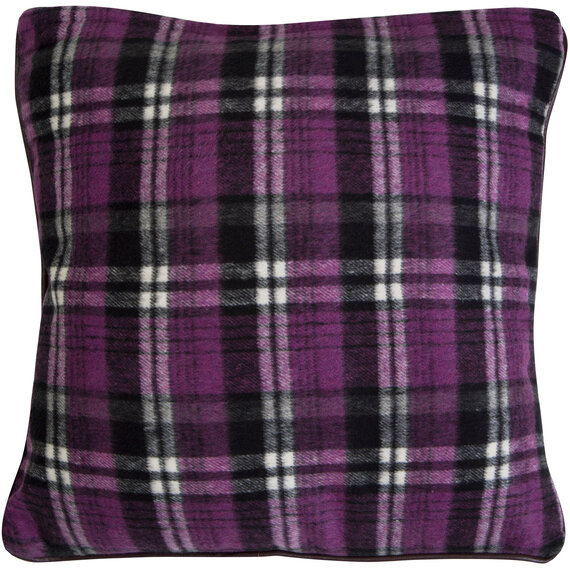 Heritage Purple Check Tartan Cushion