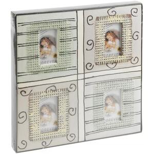 4 x 10 x 6cm Green & Brown Bedroom Deco Kids Slots - Multicoloured