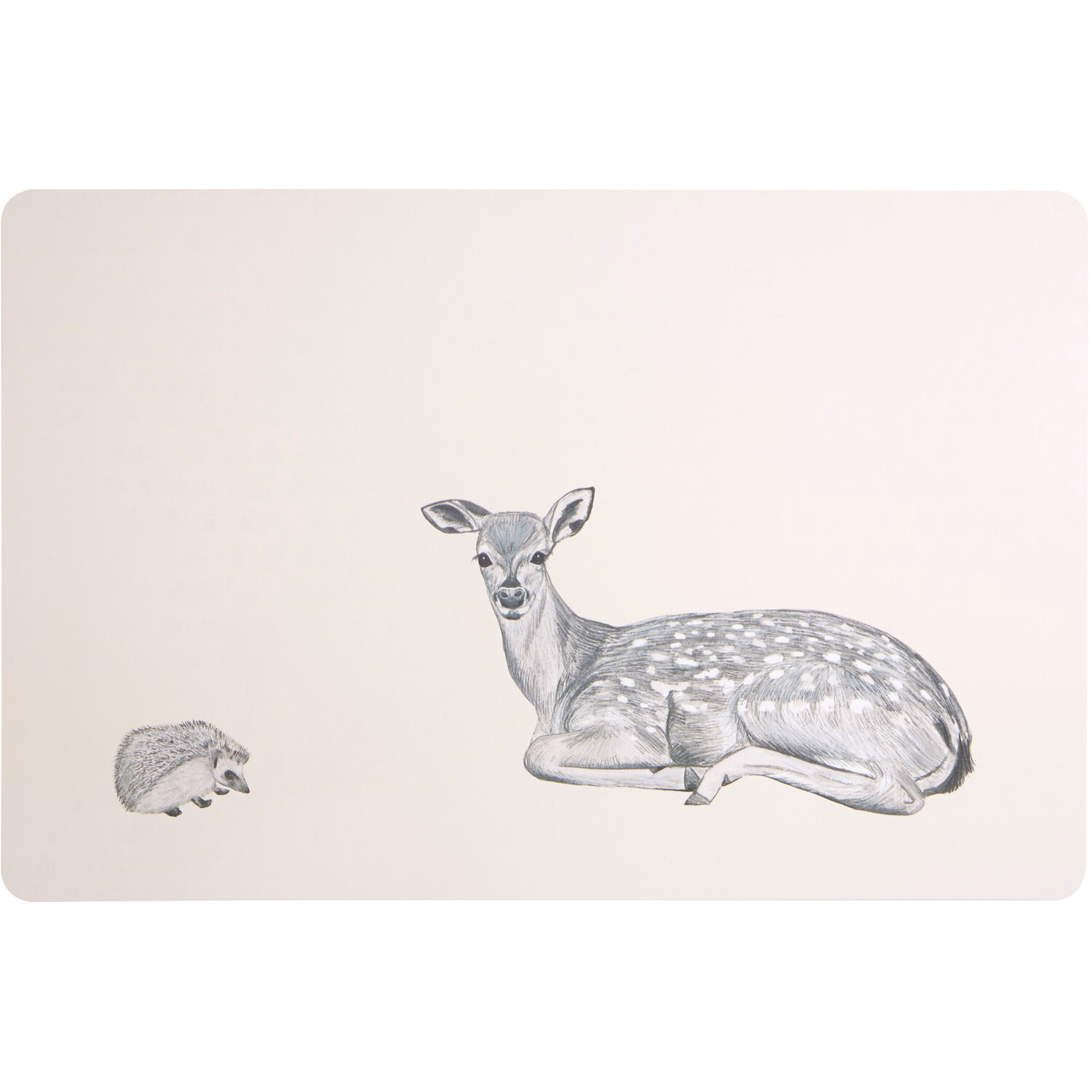 Effy Set Of Two Mini Forest Placemats And Coasters - Multicolour