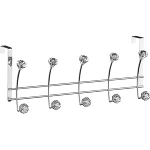 Jaxen Over Door Clear Diamantes 10 Hook Hanger