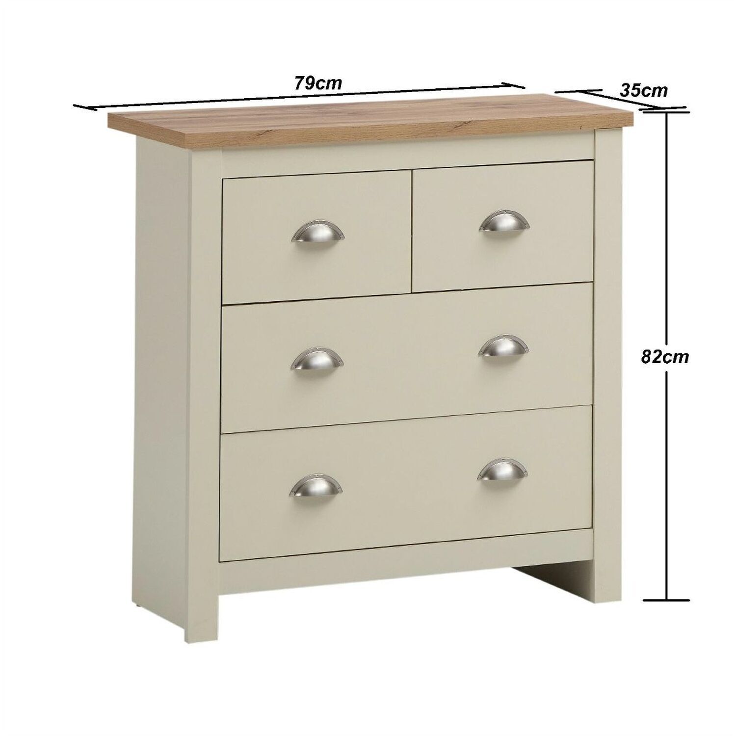 Cream Drawers Lisbon Cream Bedroom Chest of Drawers
