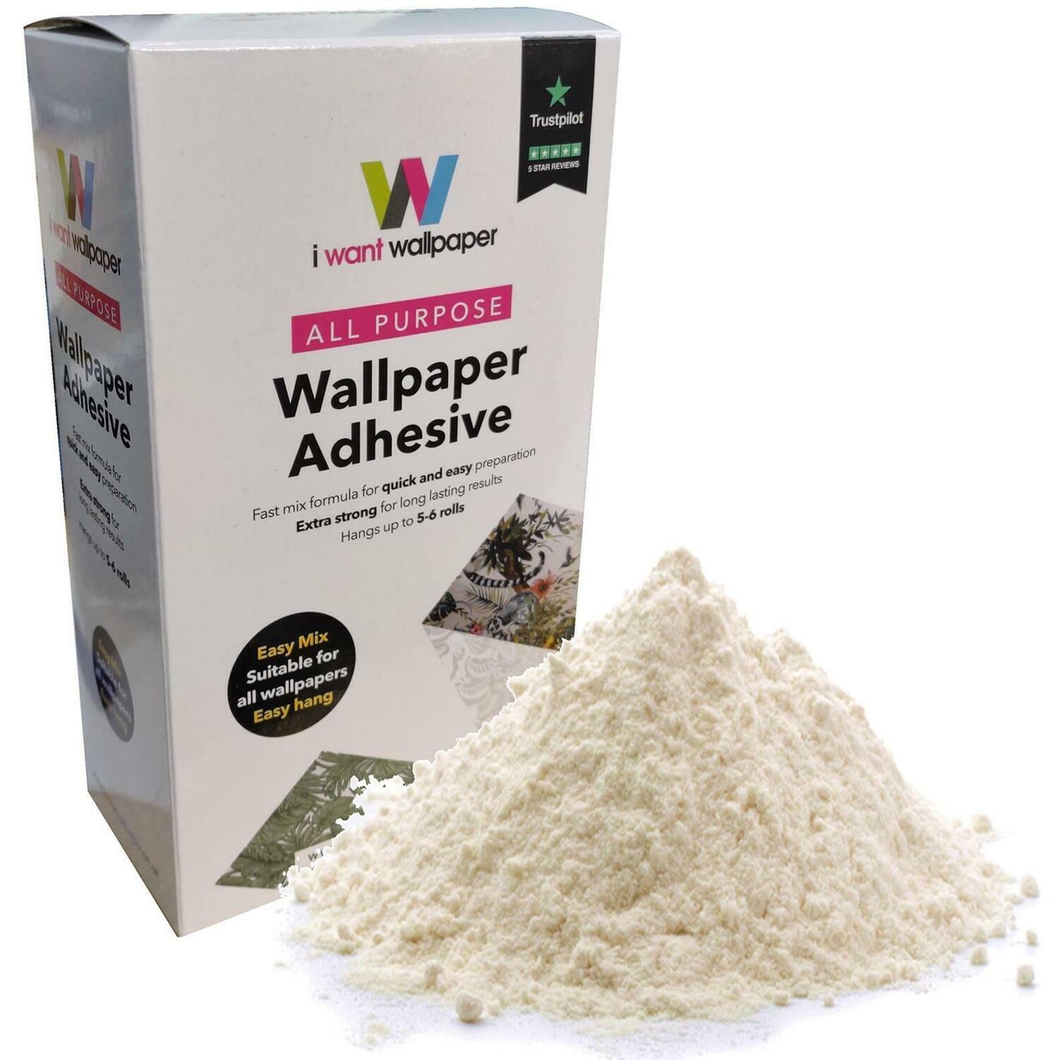 I Want Wallpaper All Purpose Extra Strong Heavy Duty Wall Paste Adhesive Paper Glue Hangs Upto 5 to 6 Rolls - Image 2