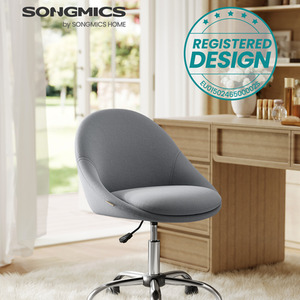 Office Chair, Swivel, Teddy Fleece, Foam Padding