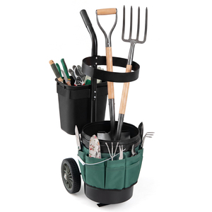 Rolling Garden Cart with Bucket