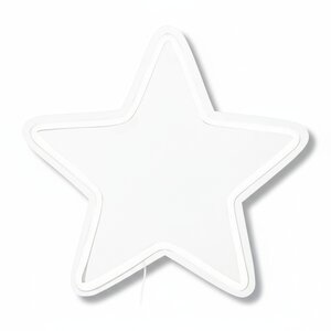 Neon Star White Light