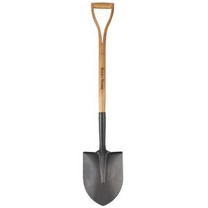 Kent & Stowe Carbon Steel Round Nosed Shovel, FSC