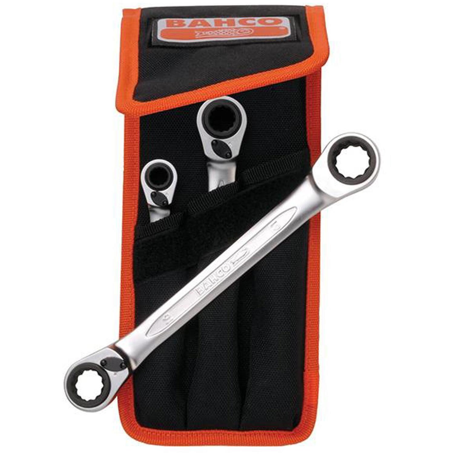 Bahco S4RM/3T S4RM Series Reversible Ratchet Spanner Set, 3 Piece - Image 9